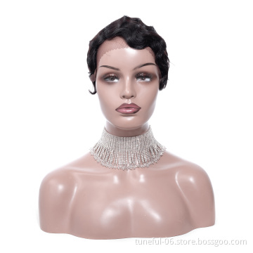 Wholesale Price 005 Bob Cut Hair Vendor Brazilian Human Hair Wigs Cuticle Aligned Virgin Hair Pixie Cut short Wigs on sale